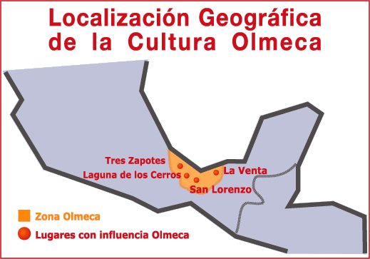 Ubicación de la cultura madre de Mesoamérica y su influencia en las regiones